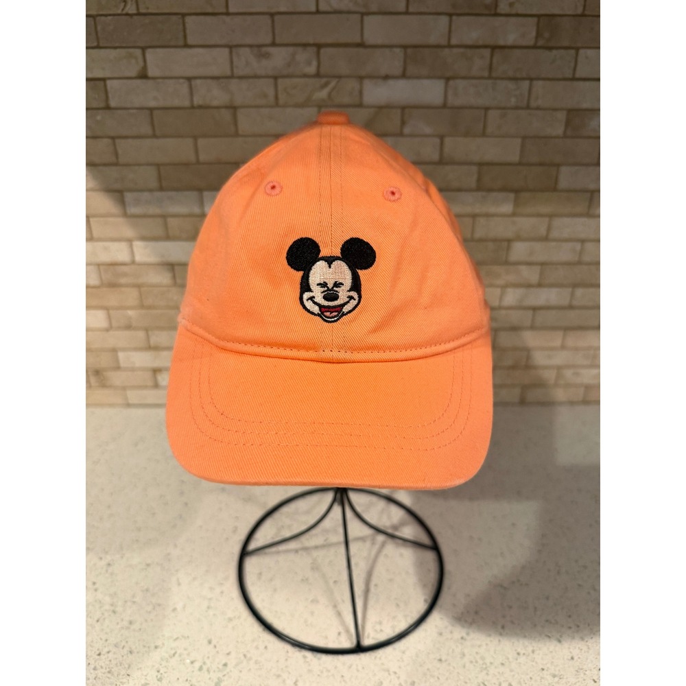 Gap Mickey Mouse Disney Collection Hat 2-3 Years 2T 3T Embroidered Peach